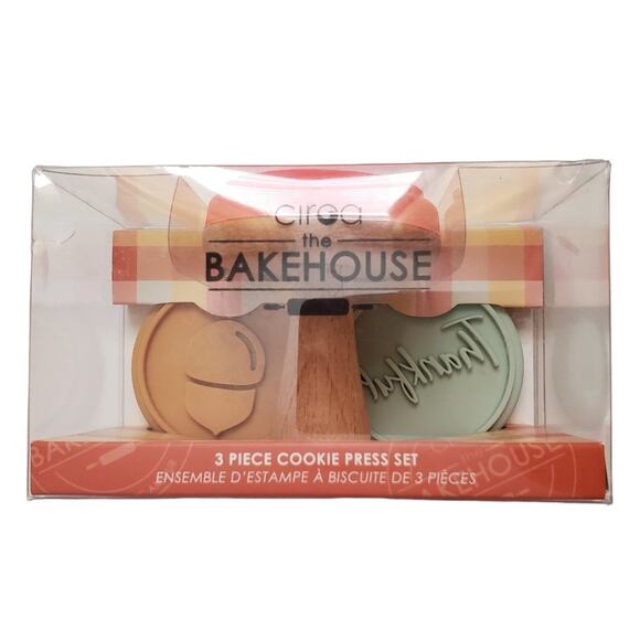 2xCiroa The Bakehouse 3 Piece Cookie Press Sets  2.25" Diameter FALL Silicone - Picture 3 of 6